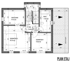 Conception d'une maison à deux étages de 161 mètres carrés à Constanța thumbnail