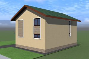 Conception d'un modèle de maison de plain-pied avec un étage de 204 mètres carrés près de Bucarest thumbnail