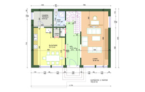 Conception d'un modèle de maison de plain-pied avec un étage de 204 mètres carrés près de Bucarest thumbnail