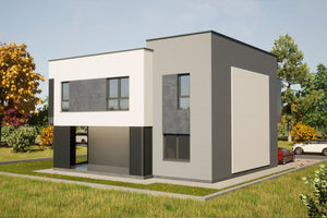 Projet de Maison Ossature Métallique 5 chambres 300m2 ID 117 - design extérieur de la maison image 2 thumbnail