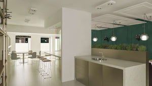 Création d'un design intérieur pour une salle à manger dans un immeuble de bureaux thumbnail