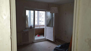 Rénovation d'un appartement de 120 mètres carrés à Băneasa, enlèvement des murs et des plafonds thumbnail