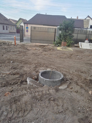 Excavation mécanisée pour la fondation d'une maison métallique Gold de 191 m² à Sibiu thumbnail