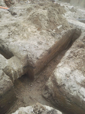 Excavation mécanisée pour la fondation d'une maison métallique Gold de 191 m² à Sibiu thumbnail