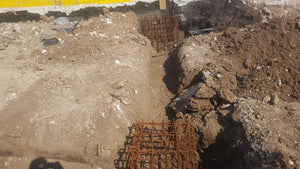 Excavation mécanisée et plantation de paliers pour la fondation du projet de halle de 240 mètres carrés thumbnail