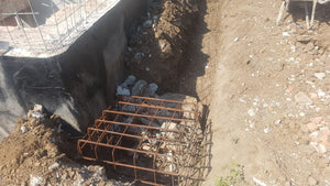 Excavation mécanisée et plantation de paliers pour la fondation du projet de halle de 240 mètres carrés thumbnail