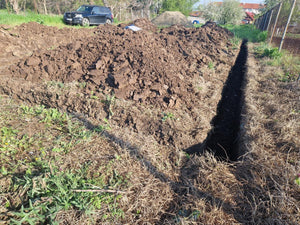 Excavation mécanisée et coulage de la semelle de fondation pour une maison de 130 m2 dans le département d'Ilfov, à Snagov thumbnail