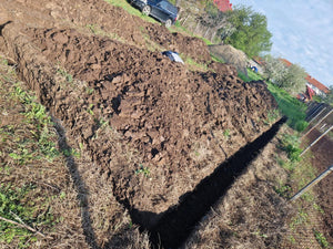 Excavation mécanisée et coulage de la semelle de fondation pour une maison de 130 m2 dans le département d'Ilfov, à Snagov thumbnail