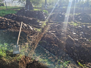 Excavation mécanisée et coulage de la semelle de fondation pour une maison de 130 m2 dans le département d'Ilfov, à Snagov thumbnail