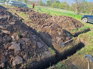 Excavation mécanisée et coulage de la semelle de fondation pour une maison de 130 m2 dans le département d'Ilfov, à Snagov thumbnail