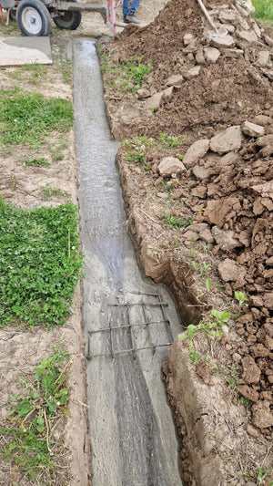 Excavation mécanisée et coulage de la semelle de fondation pour une maison de 130 m2 dans le département d'Ilfov, à Snagov thumbnail