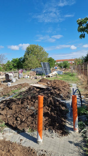 Excavation mécanisée et coulage de la semelle de fondation pour une maison de 130 m2 dans le département d'Ilfov, à Snagov thumbnail