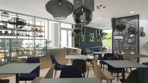 Services de design d'intérieur pour un café de 90 mètres carrés à Bucarest thumbnail
