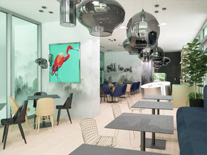 Services de design d'intérieur pour un café de 90 mètres carrés à Bucarest thumbnail