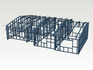 Application d'enduit décoratif sur une maison de plain-pied en construction thumbnail
