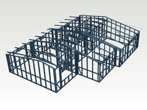 Application d'enduit décoratif sur une maison de plain-pied en construction thumbnail
