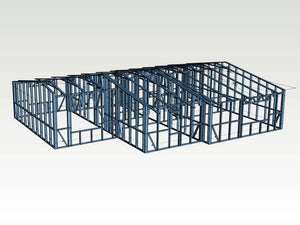 Application d'enduit décoratif sur une maison de plain-pied en construction thumbnail