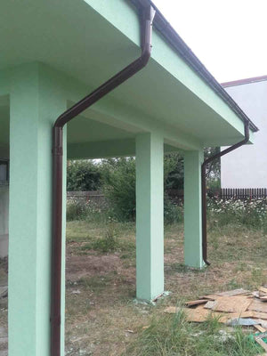 Projet de maison, application de crépi décoratif siliconé thumbnail