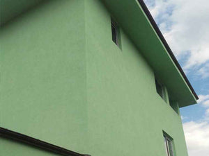 Projet de maison, application de crépi décoratif siliconé thumbnail