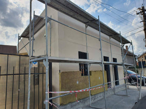 Isolation thermique des façades en cours pour le projet de maison de 191 mètres carrés à Sibiu thumbnail