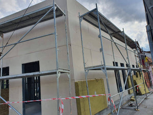 Isolation thermique des façades en cours pour le projet de maison de 191 mètres carrés à Sibiu thumbnail