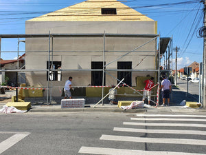 Isolation thermique des façades en cours pour le projet de maison de 191 mètres carrés à Sibiu thumbnail