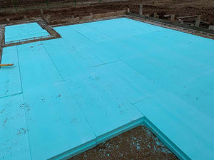 Isolation thermique de la fondation d'une maison de 162 mètres carrés réalisée à Snagov thumbnail