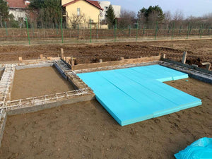 Isolation thermique de la fondation d'une maison de 162 mètres carrés réalisée à Snagov thumbnail
