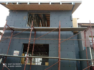 Système d'isolation thermique pour les façades de la maison en métal avec du polystyrène extrudé graphité thumbnail
