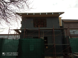 Système d'isolation thermique pour les façades de la maison en métal avec du polystyrène extrudé graphité thumbnail