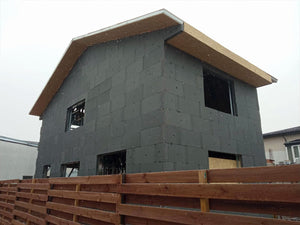Système d'isolation thermique pour les façades de la maison en métal avec du polystyrène extrudé graphité thumbnail