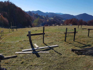 Traçage de la fondation pour un projet de restaurant de 620 mètres carrés dans le département de Brasov thumbnail