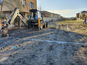 Traçage et excavation mécanisée pour un projet de halle métallique de 480 mètres carrés thumbnail
