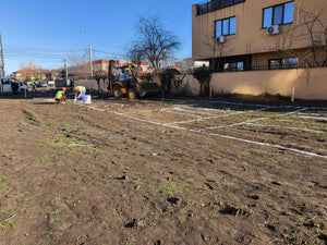 Traçage et excavation mécanisée pour un projet de halle métallique de 480 mètres carrés thumbnail