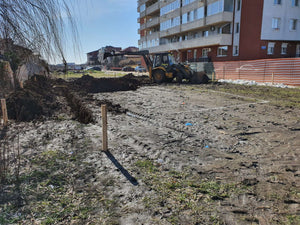 Traçage et excavation mécanisée pour un projet de halle métallique de 480 mètres carrés thumbnail