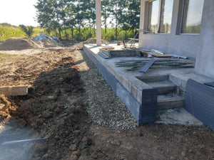 Trottoirs périphériques pour une maison sur structure métallique thumbnail