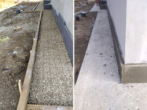 Trottoirs périphériques pour une maison sur structure métallique thumbnail