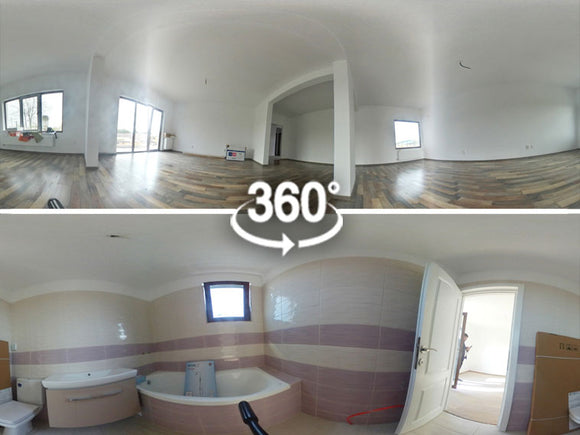 Tur virtual 360 grade interior casa la cheie realizata de Wolf Construct