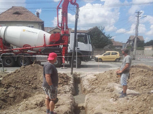 Projet de maison Gold de 191 mètres carrés à Sibiu, étape de coulage de la chape thumbnail