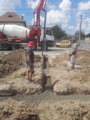Projet de maison Gold de 191 mètres carrés à Sibiu, étape de coulage de la chape thumbnail
