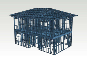 Couler une semelle de fondation pour un projet de maison métallique de 155 mètres carrés thumbnail