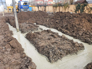 Couler une semelle de fondation pour un projet de halle métallique de 480 mètres carrés thumbnail