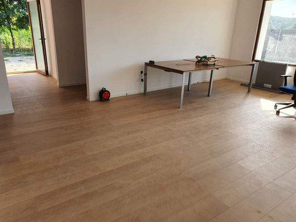 zona de zi casa parter in stadiul de predare